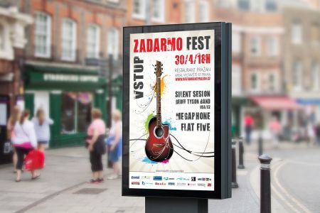 Plakát Zadarmofest 2013