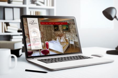 Grafický návrh webu hotelu Zvířetice